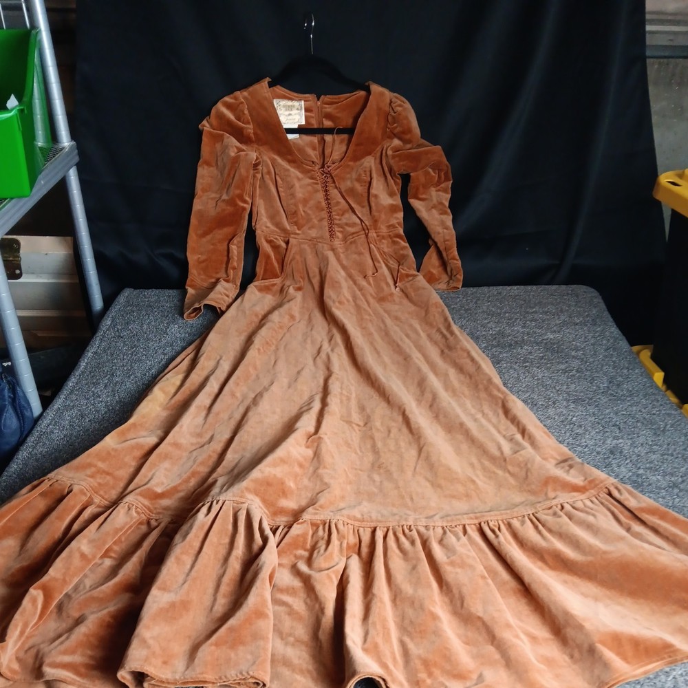 Vintage 1980s brown GUNNE SAX Prairie Cottagecore Renaissance