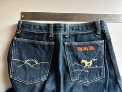 Vintage 80s Tale Lord Denim Cowboy Western Jeans – Wide Leg – 24″W 25″ Inseam