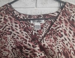 Vintage Winlar One Size Cheetah Print Kaftan Lounge Worthy