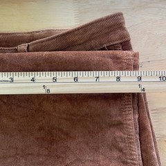 Wrangler RETRO Corduroy BOOT CUT Pants Womens 32×34 Flare High Rise Brown