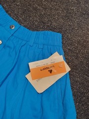 Vintage 90s LizSport Adult Womens Size Medium M Blue Teacher Skirt A-Line New