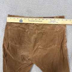 Lauren Jean Co Ralph Pants Womens Size 10 Petite Brown Corduroy Straight Vintage