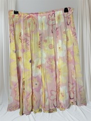 VTG 90s Anna Bella COQUETTE 2 Pc Set Skirt & Blouse Pastel Floral Y2K Sz M/L
