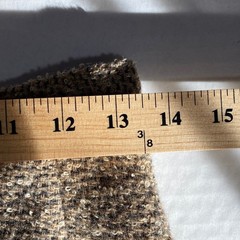 Evan Picone Vintage 70’s 100% Wool A-Line Tweed Skirt with Front Pleat Size 10 T