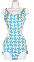 Vintage Sears Swimsuit 50s/60s Light Blue Small-Medium. Great Condition. Rare!