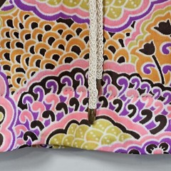 VTG Dress Cape Cod Casuals Women’s 14 1/2 Gold Pink Psychedelic Floral Belted
