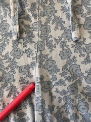 Vanity Fair Womens VTG Sleep Pants Blue Floral Drawstring Elastic Waist Cottage