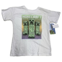 Minecraft Boys 2 PC Short Set Creeper Tee Yellow Adventure Survival Mode NWT