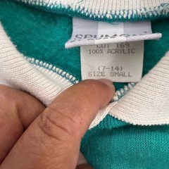 Vtg Spumoni Dinosaur teddy bears Sweatshirt Brushing T Rex teeth helicopter 90s