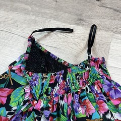 NEW Vinatge Diane Freis Floral Sequin Pleaded Colorful Midi Skirt