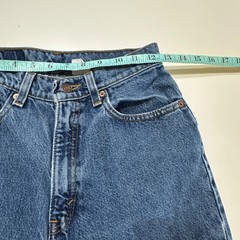 Vintage Levi’s 550 Relaxed Fit High Waist Jeans Womens 25×26 Frayed Blue Denim