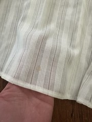VTG 80s Gunne Sax Jessica San Francisco Ivory Lace High Neck Prairie Dress SMALL