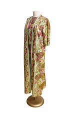 1970s Lord And Taylor Dress / Hostess Gown / 1960s Gown / Size Large – XL