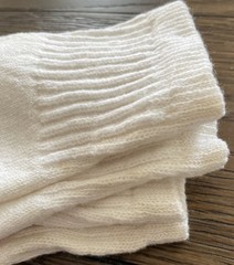 Vintage Cotton Casuals Sports Socks 2 Pair Crew Socks Pink Heel Toe NEW SZ 9-11