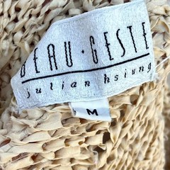 Vintage Woven Sweater Bohemian Avant garde Size Medium Julian Hsuing