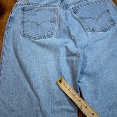 Levis 951 Jeans Womens 14 Light Wash Vintage 90s Orange Tab Relaxed Tapered