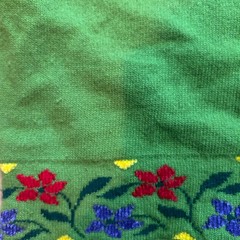 VTG 80’s United Colors of Benetton Sweater Wool Blend Green Italy cropped