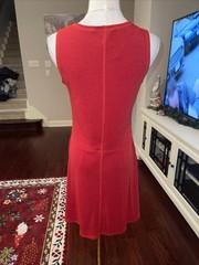 Vintage Contempo casuals Large red sleeveless mini dress NWT