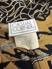 Vintage 90s Casual Corner Tribal Print Maxi Dress Size 10