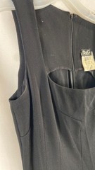 Vintage 90s D&G Dolce & Gabbana Women’s Black Cutout Sheath Dress IT 44