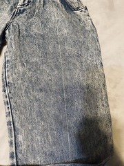 1980s VTG ACID WASH HIGH WAISTED JEANS WEATHERED BLUES WAIST 26-27inches (M)