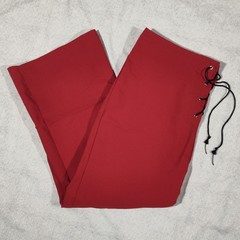 Vintage Red Lace Up Capris By Star City Clothing Co.
