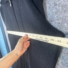 VINTAGE BERNARDO PETITE XS Wool Zip-Front Jacket Pockets Minimalist Timeless