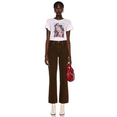 Re/Done terracotta Brown High-Rise relax fit 90s Jean utility boho western 27