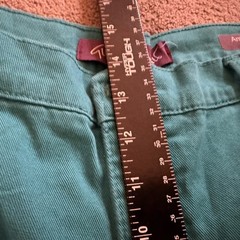 Gloria Vanderbilt Amanda Teal Size 16 Y2K Whimsical Summer Bold Casual Indie Pop