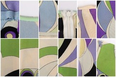 EMILIO PUCCI c.1960’s Signature Print “Coppola e Toppo” Belt Sheath Dress