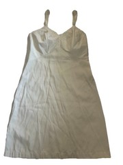 Vintage Carol Brent Full Slip Size 34 / 12 Side Zipper Polyester Nylon