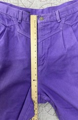 VTG Women’s 90s Purple Denim Rocky Mountain Jeans Sz 33 1990s Rockies Bareback