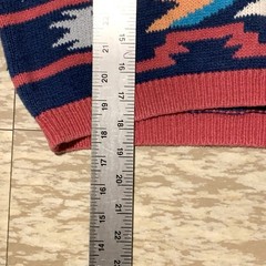 Vintage 80s Nuovo Womens Cropped Sweater Aztec Southwestern Large Ramie/Cotton