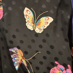 Vintage Silk Long Robe Museum Fine Arts Boston XL