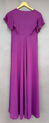 Vintage John Kloss Peignoir Set Small Purple Robe Nightgown Old Hollywood Glam