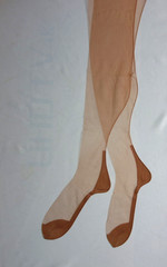 6Pr Box Vintage~10.5 / 11/ 32″ Fully Fashioned Seamed Sheer Flat Nylon Stockings