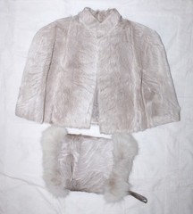 Dolce Cabo Ribbon Jacket Duster Style Open Weave White Medium