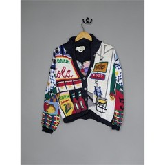 Vintage 1990s Eagles Eye Handknit General Store Cardigan Small Grandma Sweater