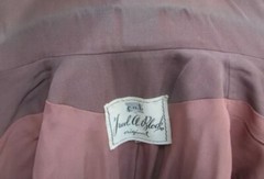 VTG 1940s *FRED A. BLOCK Original* COPPER BEADED GABARDINE COCKTAIL SUIT 38-Bust
