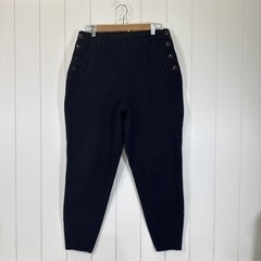 Antique- 1940s Chippewa Womens Wool Snow pants. Navy blue -30” Waist 26” Inseam