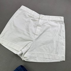 Lot of 3 Vintage Sears High Rise Chino Shorts Women 18 Cuffed USA 80s Retro Chic