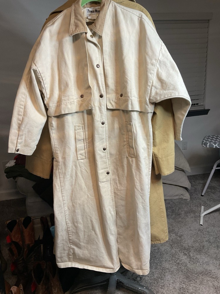 Vintage Pioneer Wear Canvas Duster Jacket Women’s Size 12