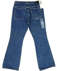 Vintage Levis Silver Tab Juniors Bell Bottom Light Distressed Size 11 NWT 31X33