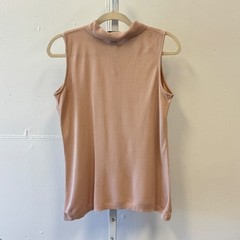 Vintage Tehama Nancy Haley 100% Silk Women’s Sleeveless Polo Shirt Tank Knit Top