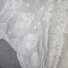 Antique 1900s 10s 20s Embroidered Cotton Lace Lawn Tea Under Dress XXS/XS READ