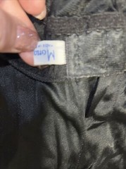 VTG MONA LISA BLACK Slip With Built-In Bra SZ 36/37 ybt