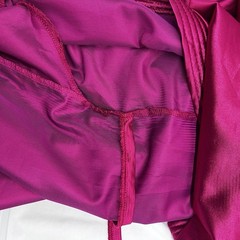 Vtg 1960’s Fuchsia Pink DiCarlo California Hollywood Glam Lingerie Robe 56″ Long