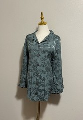 Vintage CP Shades Sausalito Floral Rayon Button Up Shirt Long Sleeve Size L