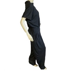 VINTAGE CIRCA 1990’S BLACK KNIT VENEZIA JUMPSUIT SZ 18/20 NWT