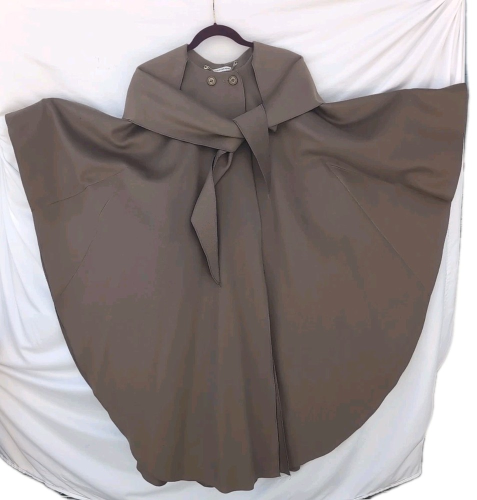 Vintage Forstmann Fabrics Hood Cape Coat One Size Fits Most Vintage Heavy Cloak